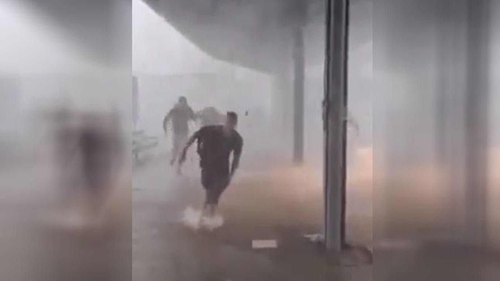 Monströser Orkan in Kroatien reißt alles mit sich