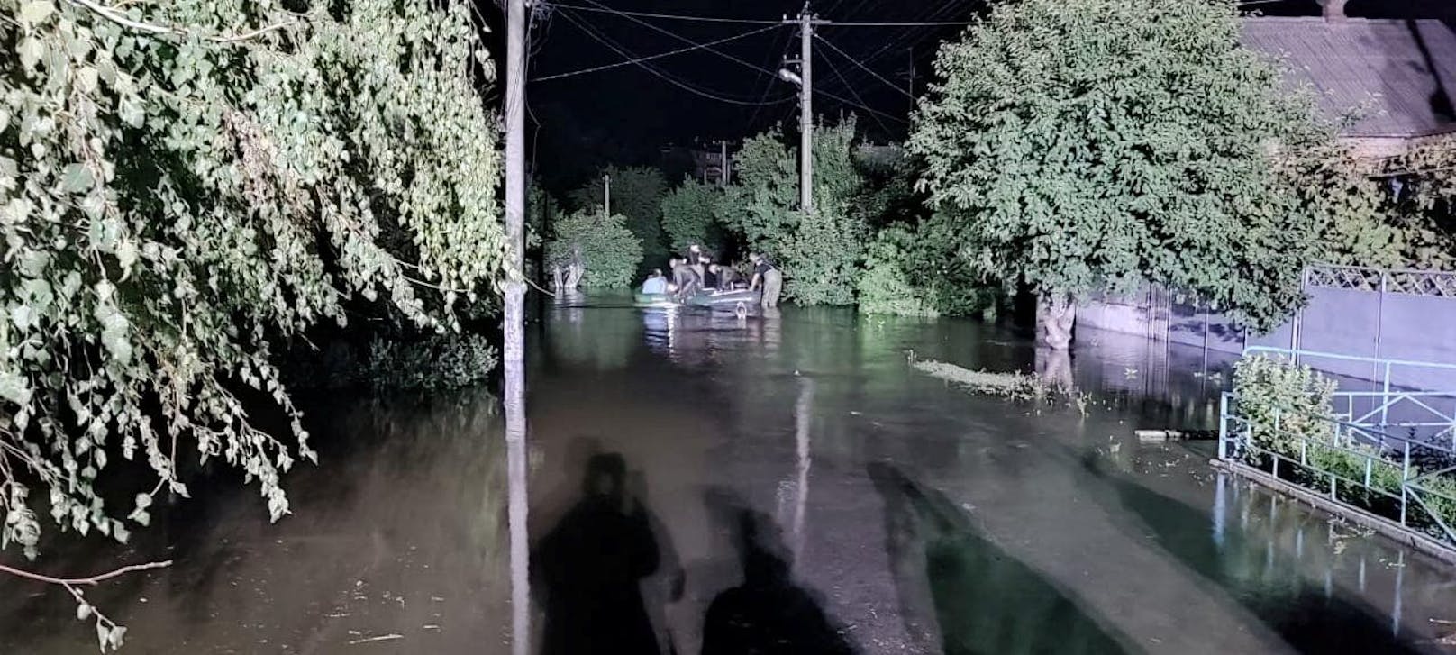 Teile der Heimatstadt des ukrainischen Präsidenten Wolodimir Selenskis wurden durch die Stausee-Attacke überflutet.