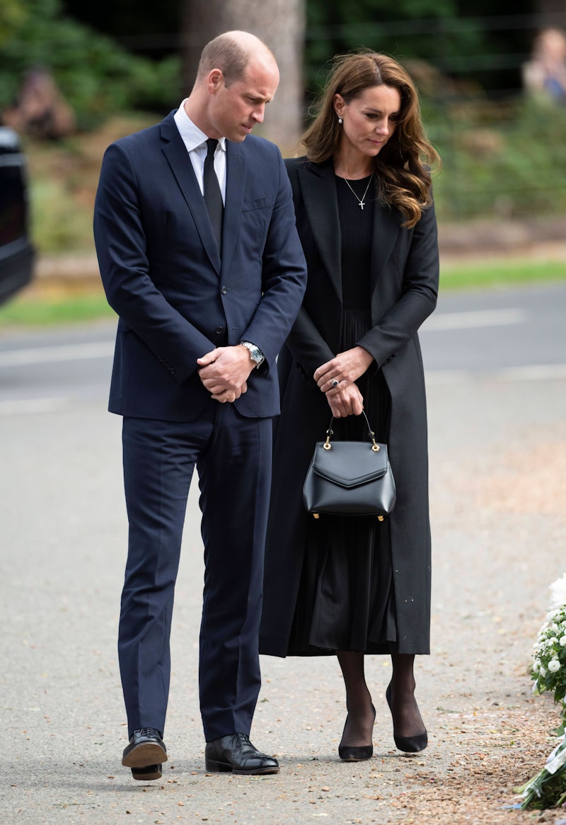 William und Kate trauern in Sandringham.