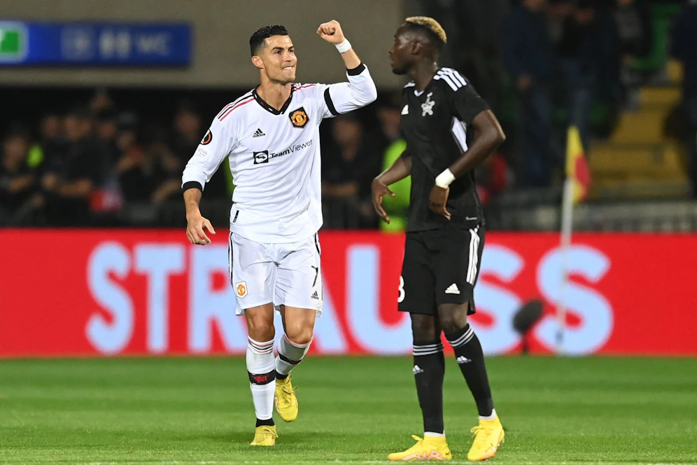 Cristiano Ronaldo jubelt über seinen ersten Saisontreffer.