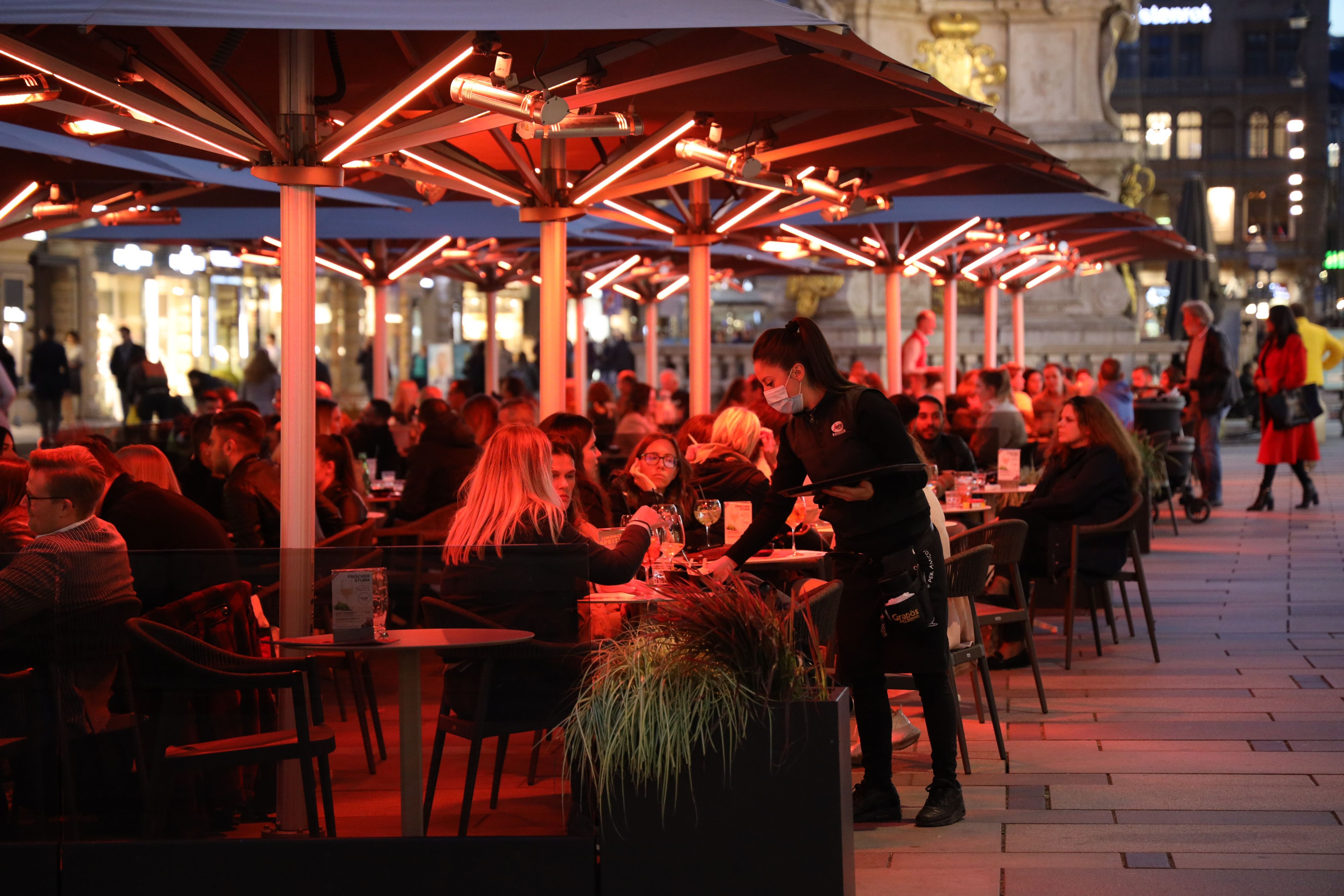 Bleiben die Gastgärten beheizt?