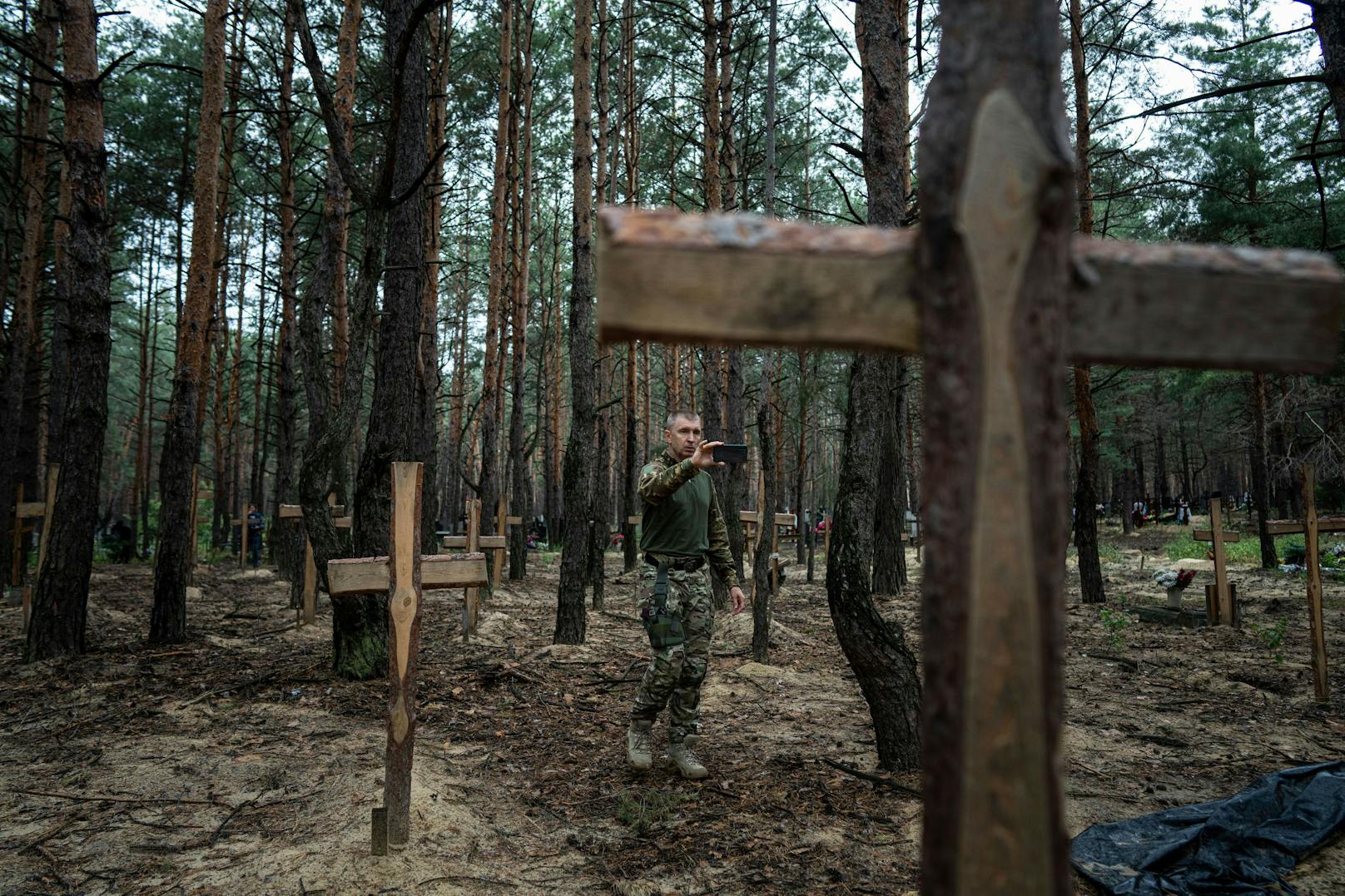 Die Ukraine dokumentiert das Geschehene.