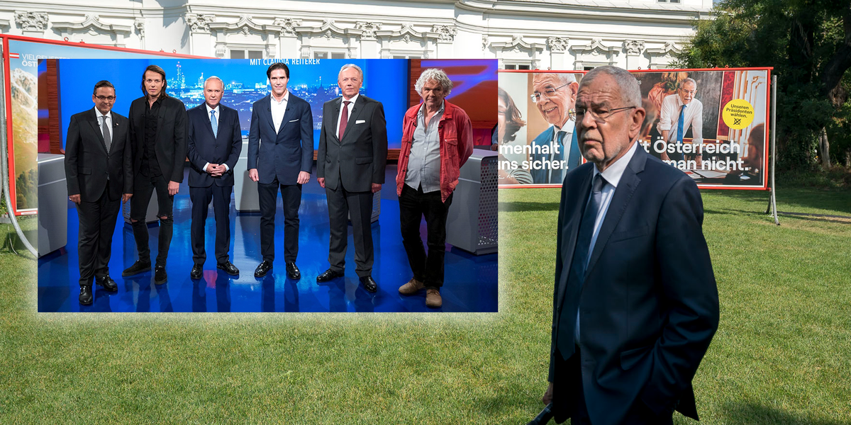 Van der Bellen kann recht entspannt ins Wahlkampf-Finish gehen.