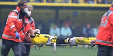 Reus-Schock im Pott-Derby: Kapitän vom Feld getragen