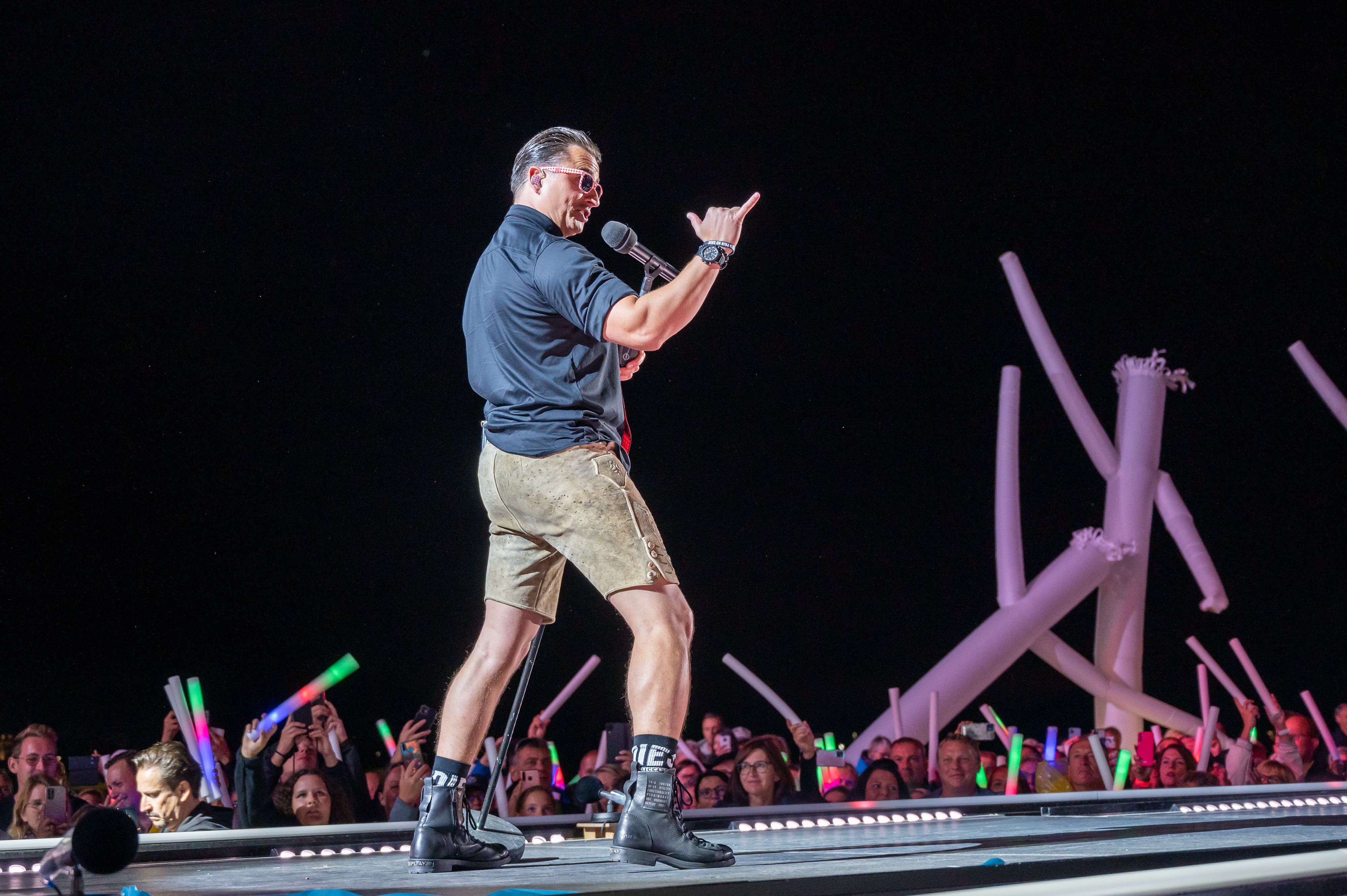 Andreas Gabalier bei der Generalprobe der "Starnacht"