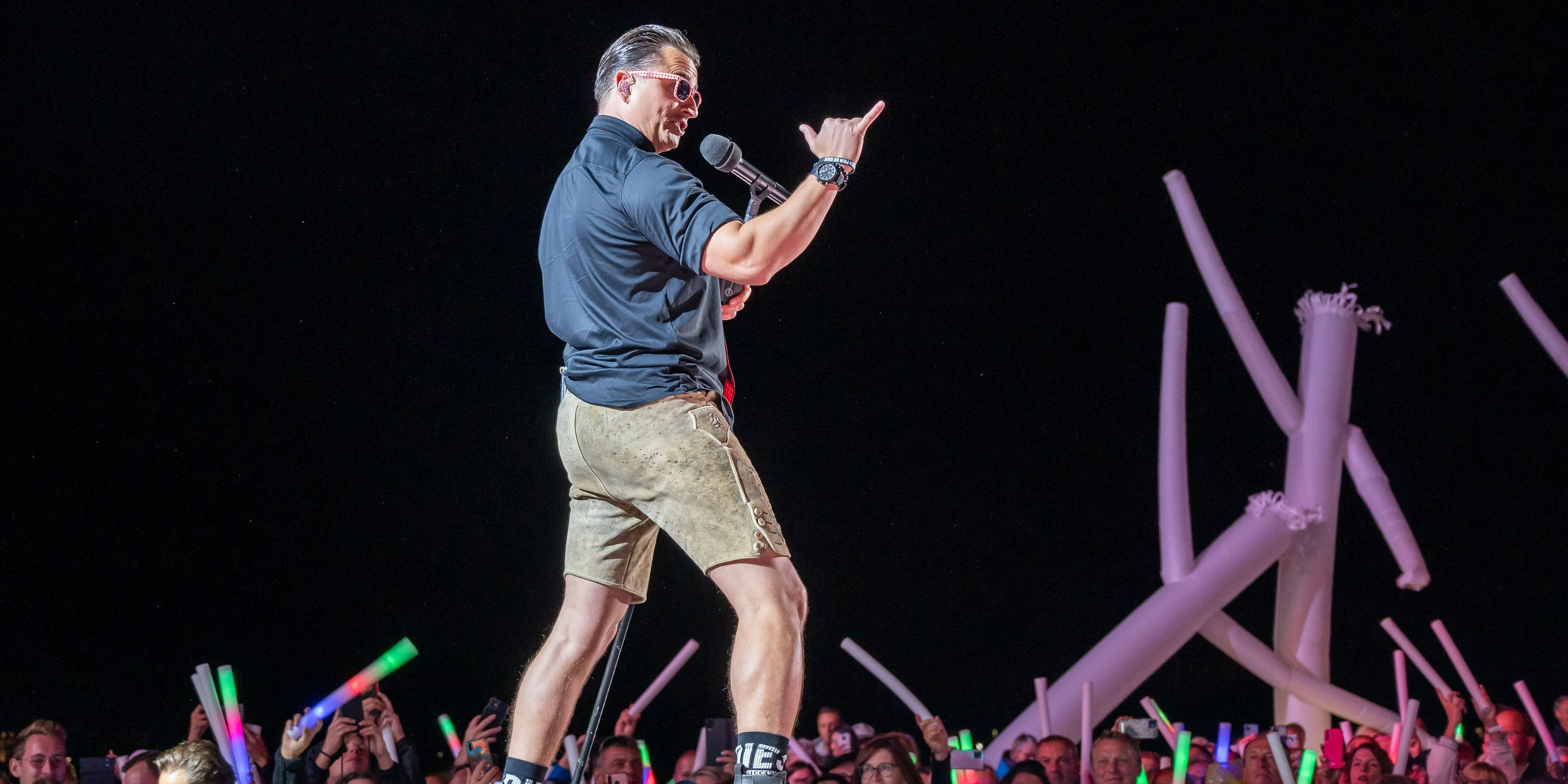 Andreas Gabalier bei der Generalprobe der "Starnacht"