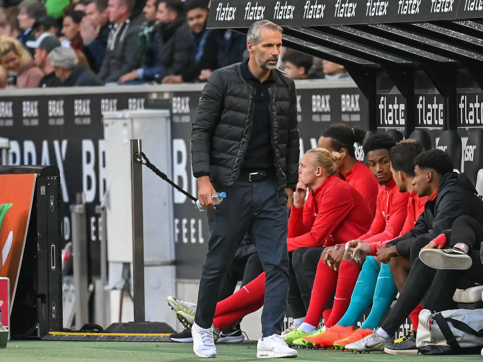Marco Rose muss mit RB LEipzig die erste Bundesliga-Niederlage hinnehmen. 