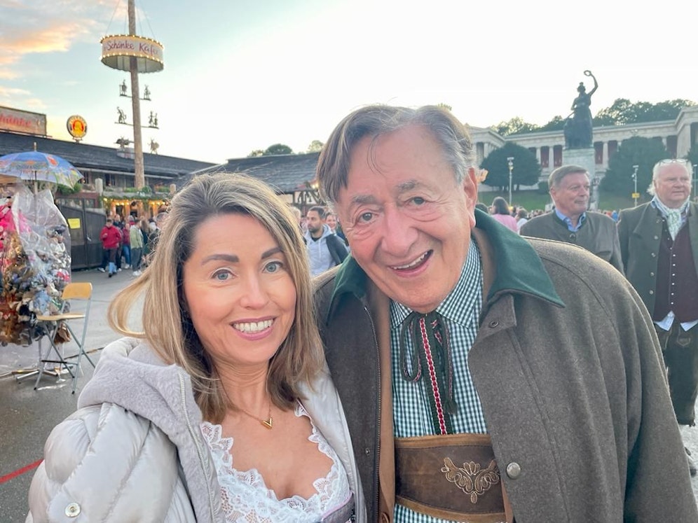 Richard Lugner und seine Andrea am Oktoberfest