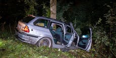 Betrunkener Autofahrer (23) schrottet seinen BMW