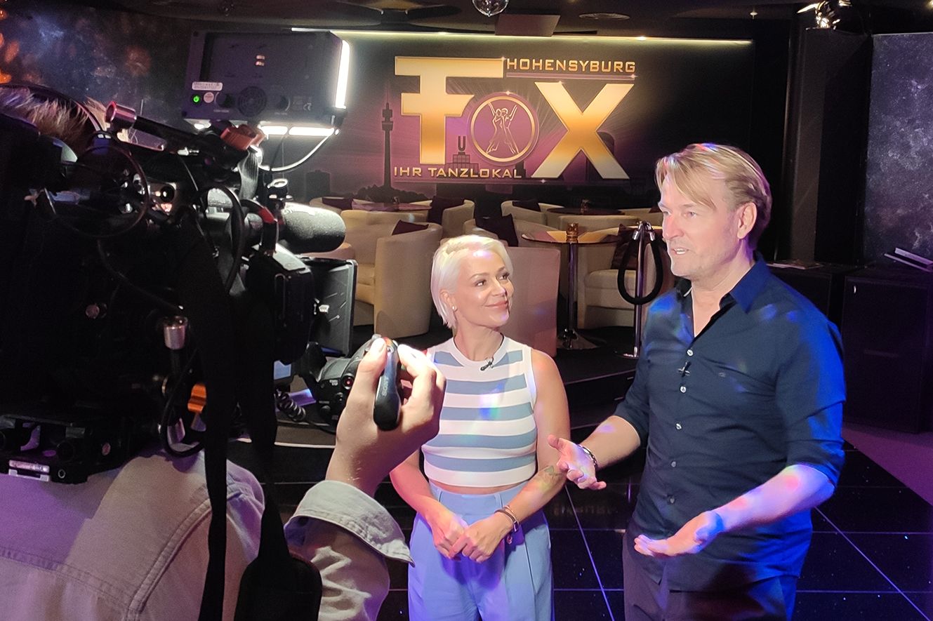 <strong>Michelle</strong> und ihr Manager <strong>Markus Krampe</strong> bringen den Schlager ins Tanzlokal Fox zurück.