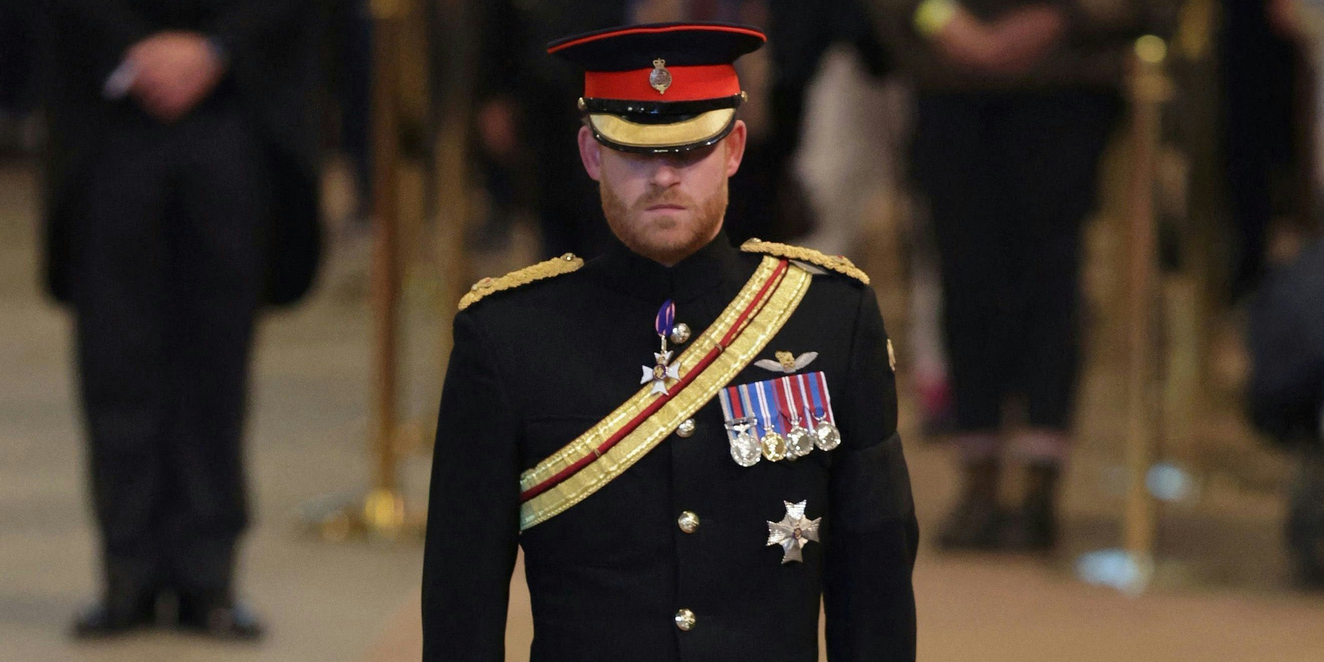 Prinz Harry ist traurig.