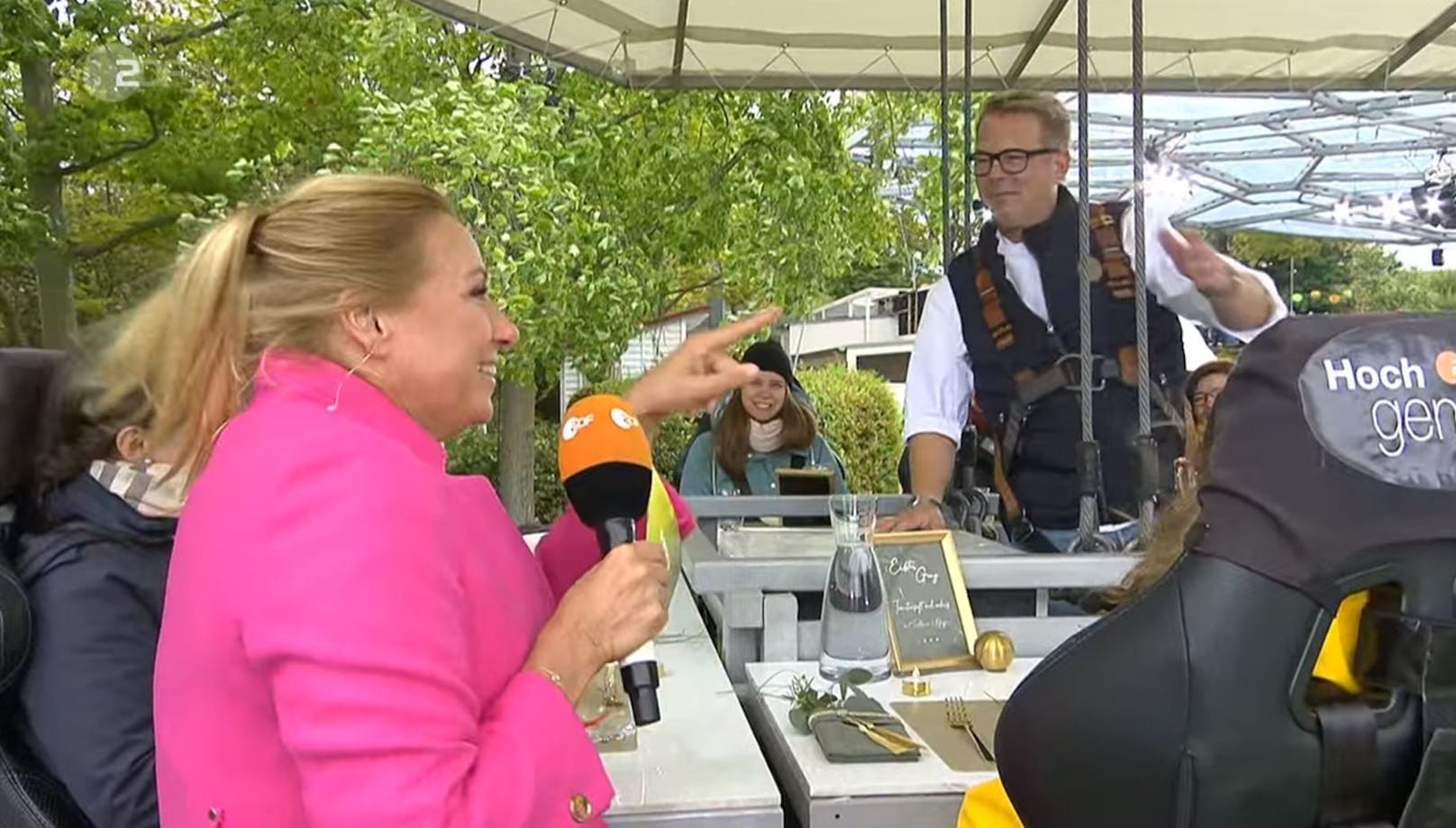 Andrea Kiewel regt im ZDF auf.