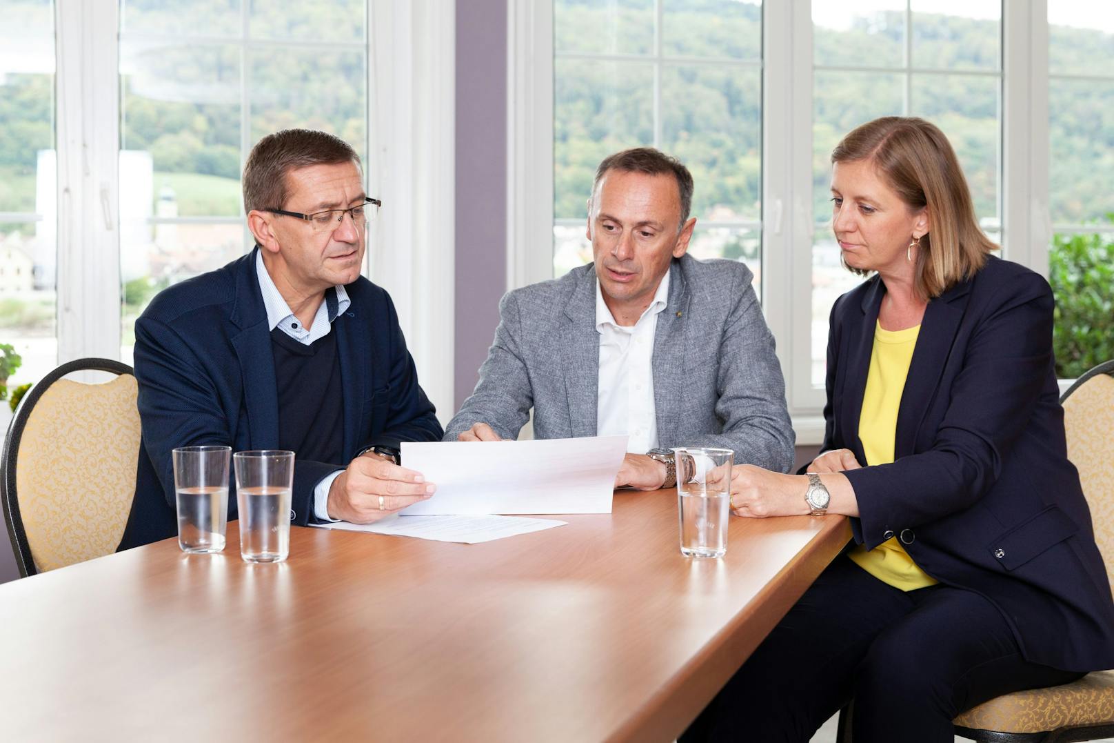 Landesrat Markus Achleitner (OÖ), Landesrat Jochen Danninger (NÖ) und Barbara Eibinger-Miedl (Steiermark)