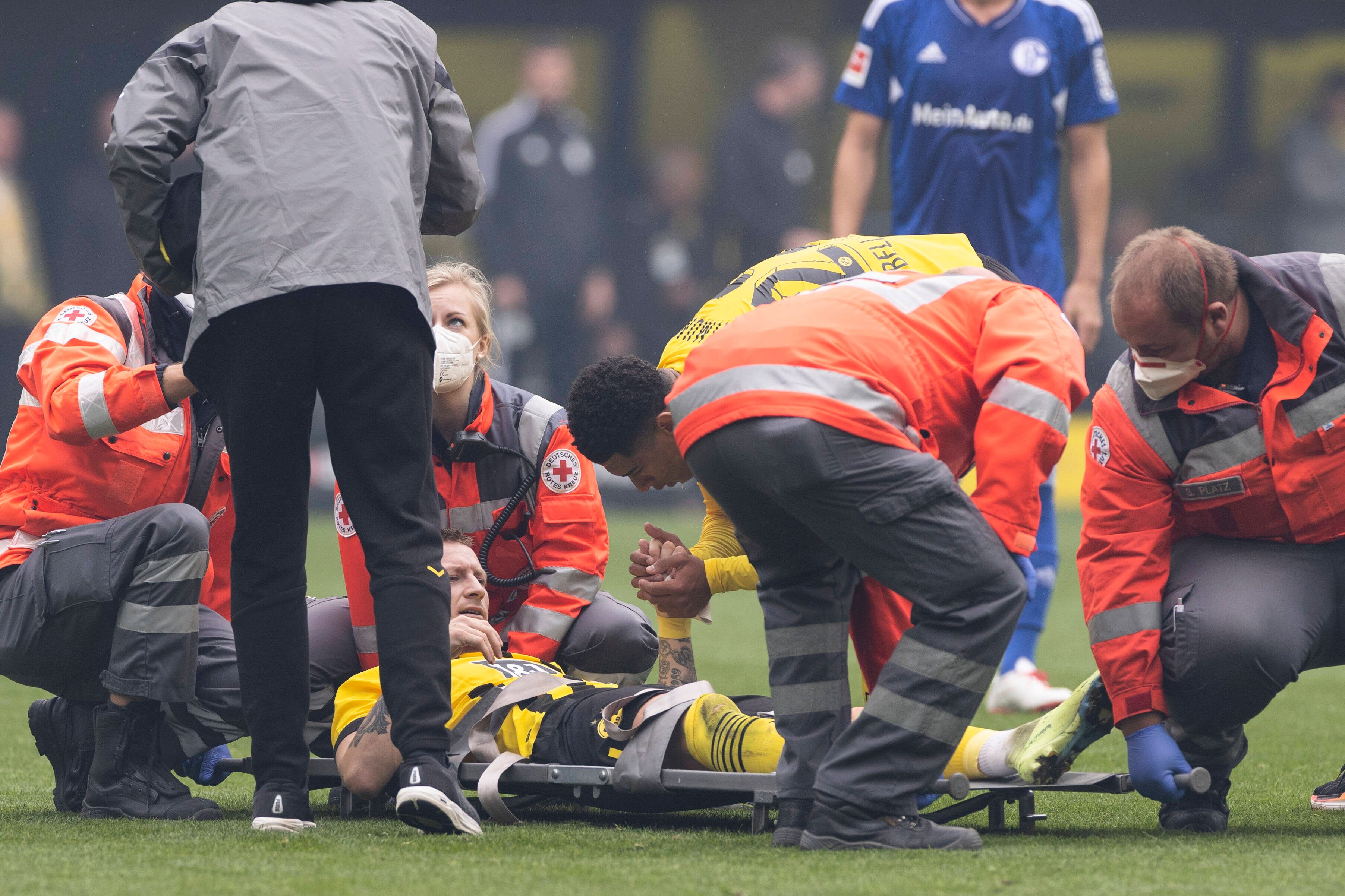 Marco Reus verletzte sich im Derby.