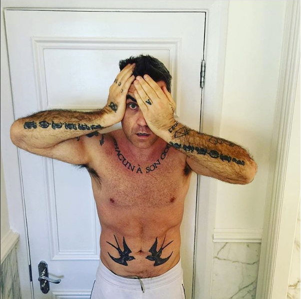 Robbie Williams Mocked For Latest Photos: Why Is It Acceptable? | Glamour UK