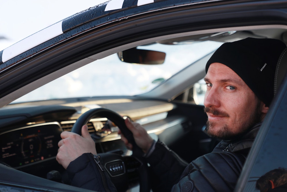 Marcel Hirscher im Audi-Cockpit