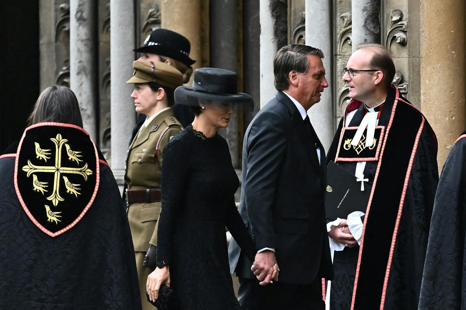 Jair Bolsonaro mit Gattin Michelle.