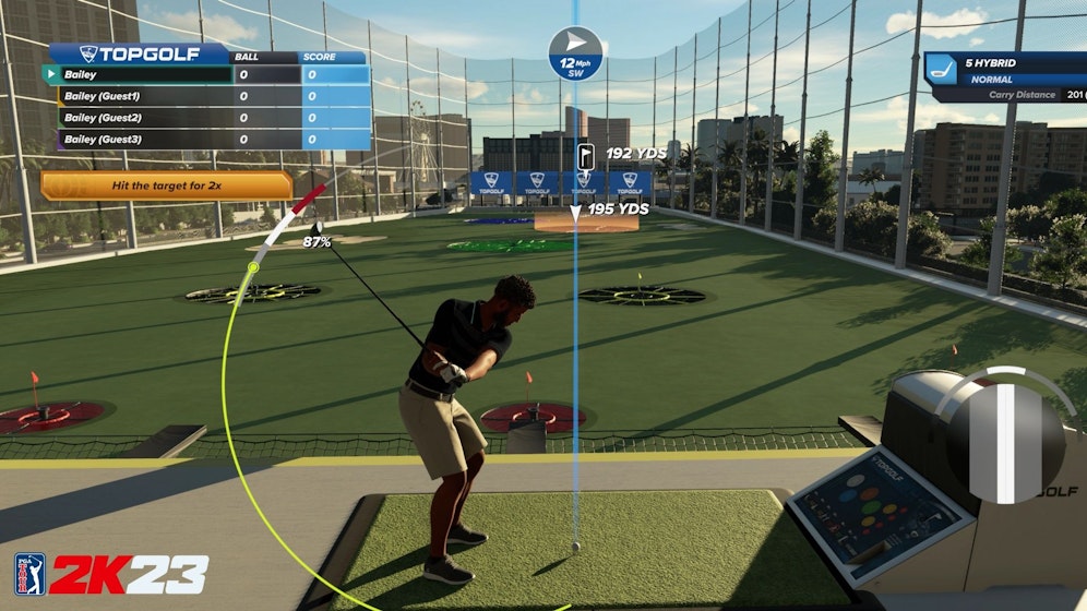 Abschlagen und punkten in Topgolf für 