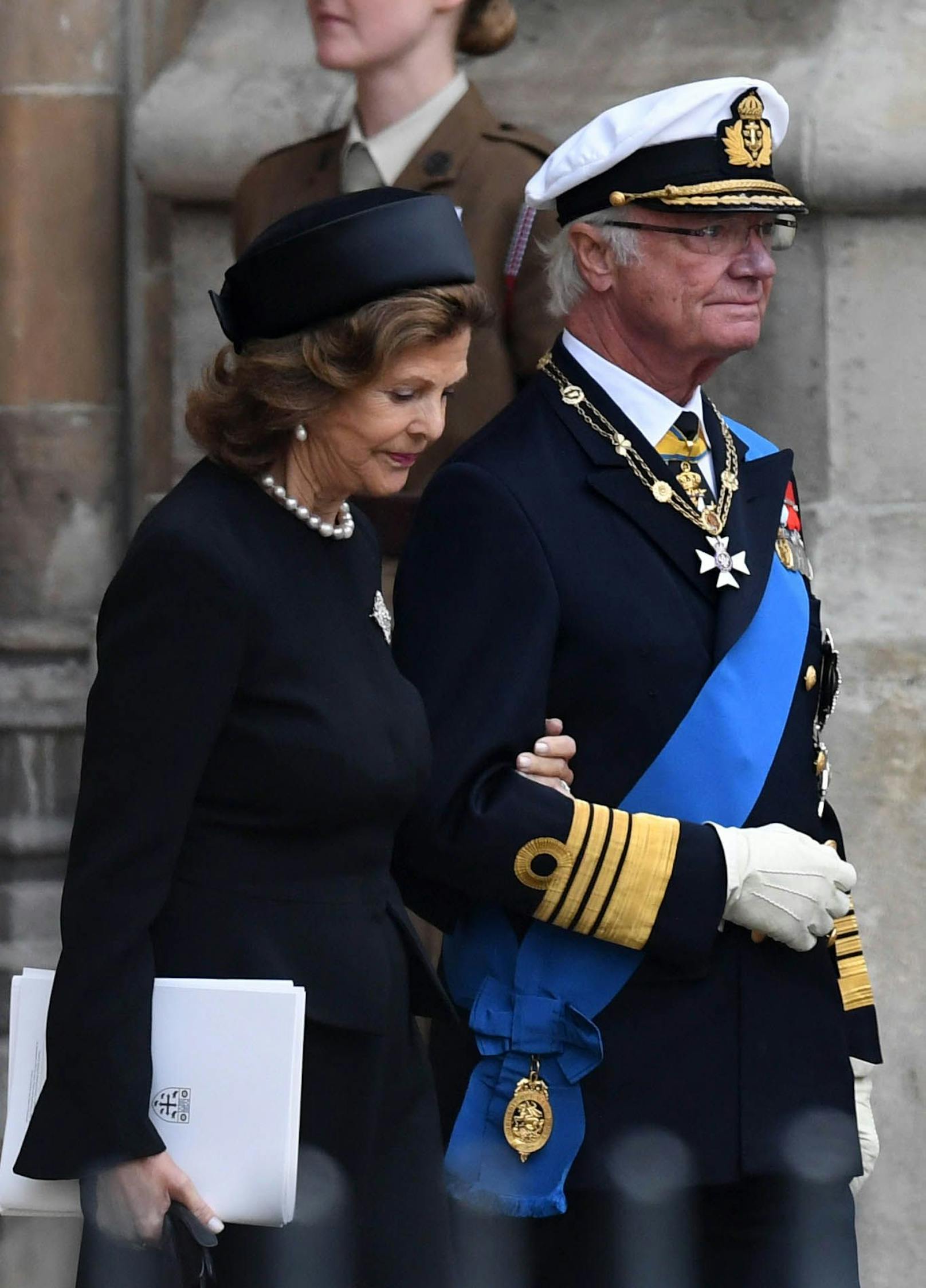 Schwedens  König Carl XVI.  Gustaf und Königin Silvia.