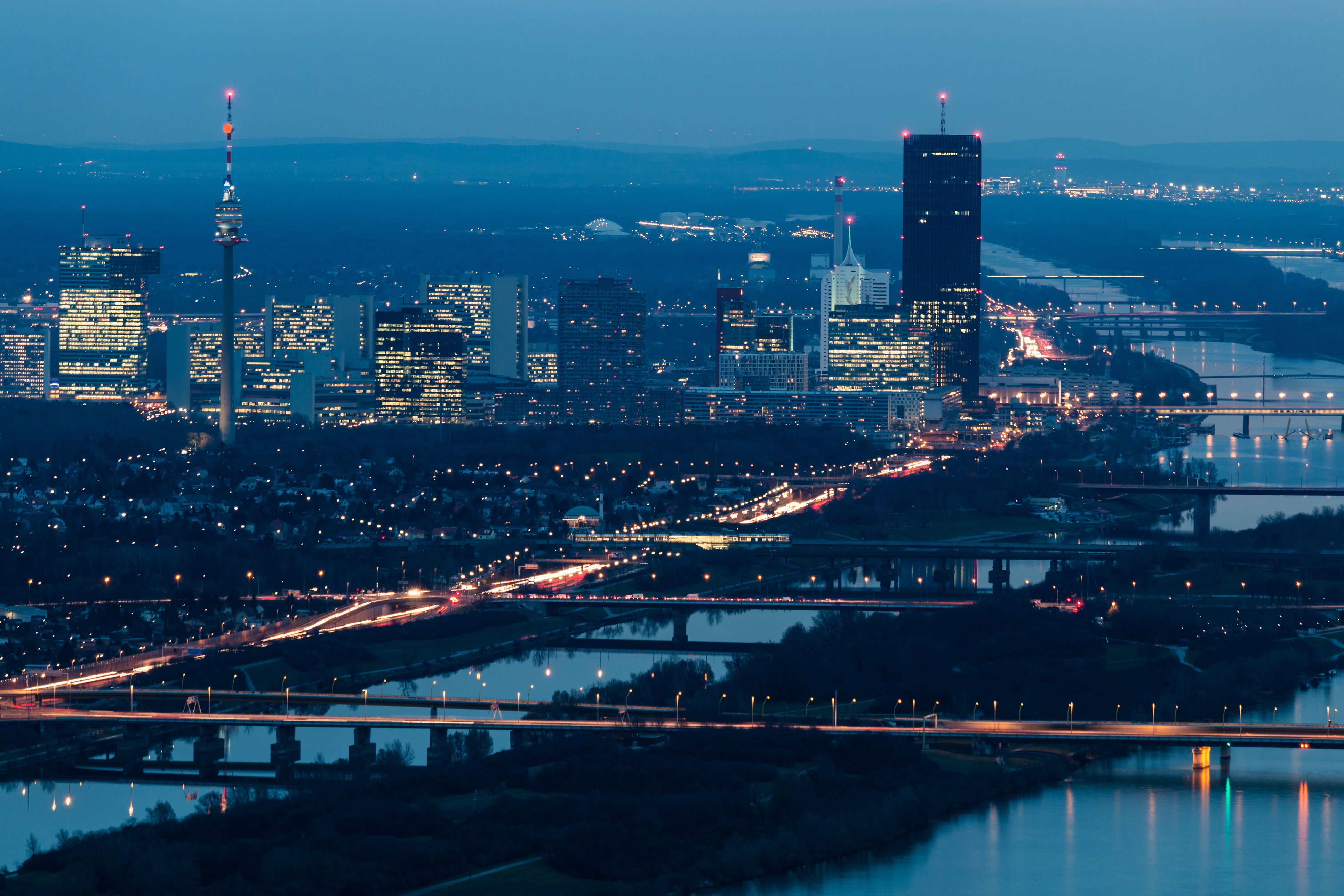 Wien bei Nacht (Archivfoto)