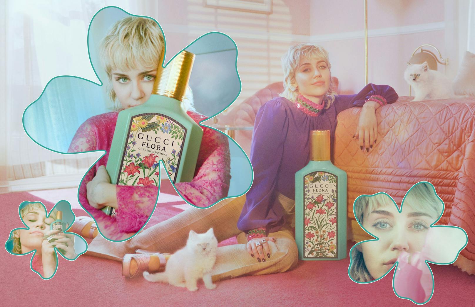 Miley Cyrus ist die perfekte Wahl für den verspielten Duft von Gucci.