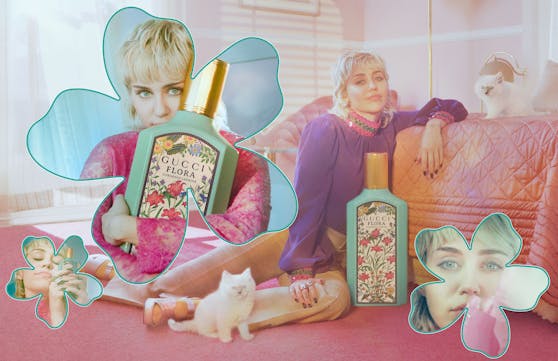 Miley Cyrus ist die perfekte Wahl für den verspielten Duft von Gucci.