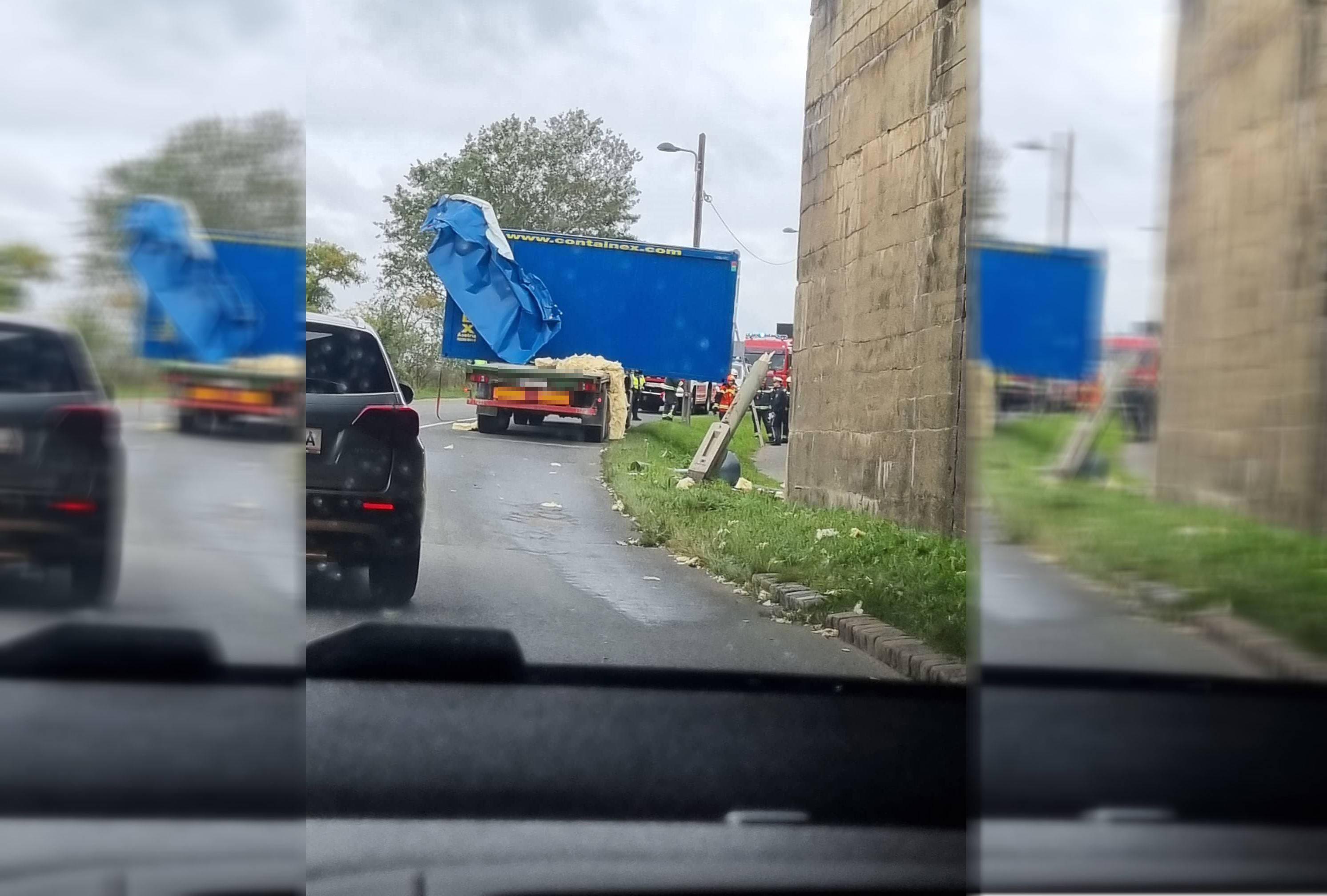 Zu einem kuriosen Verkehrsunfall kam es in der Wiener Donaustadt.