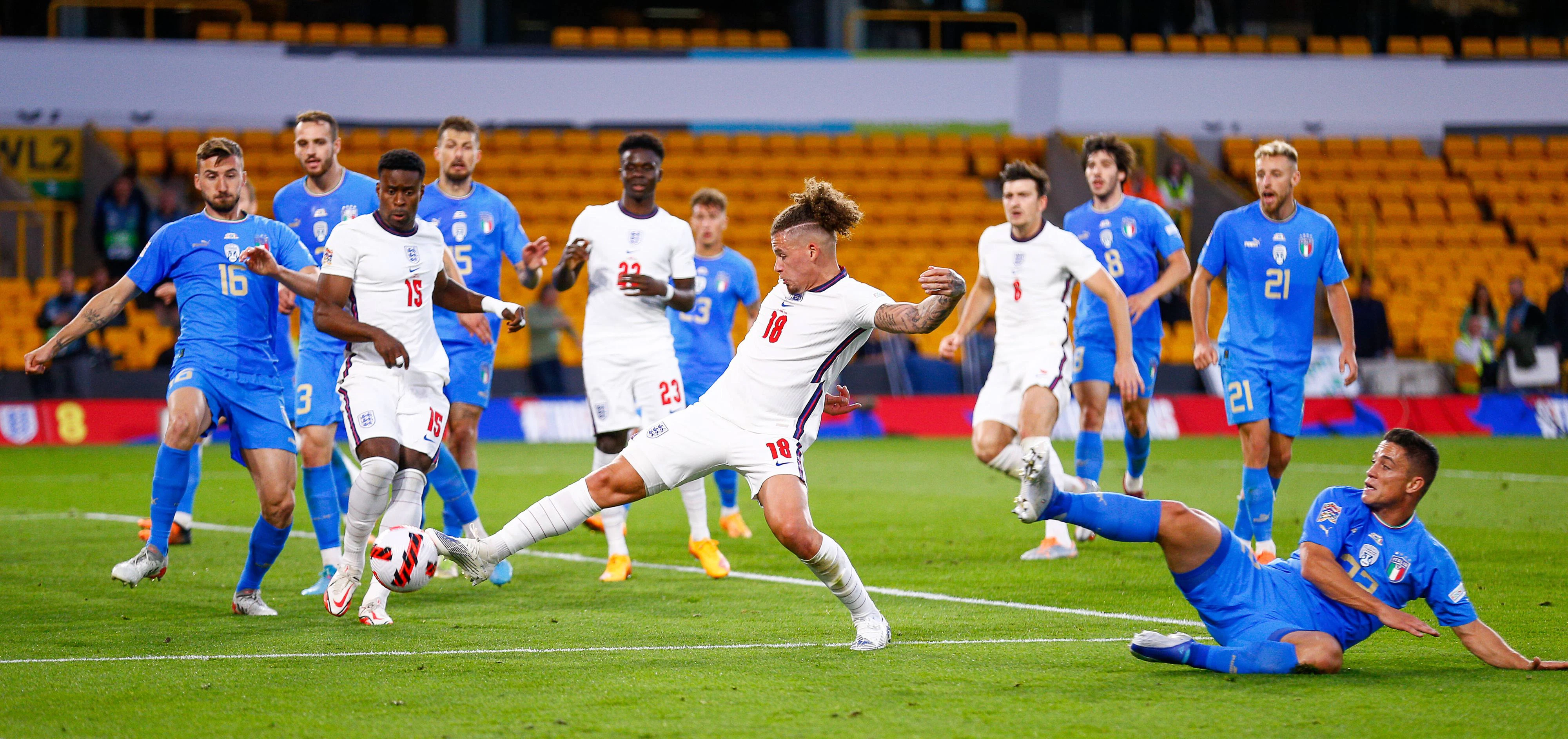 Kalvin Philipps beim Nations-League-Match gegen Italien.