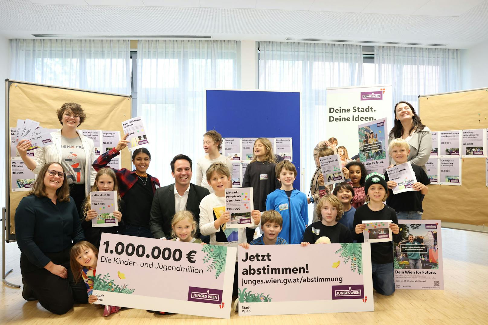 Kids in Wien entscheiden nun über eine Million Euro