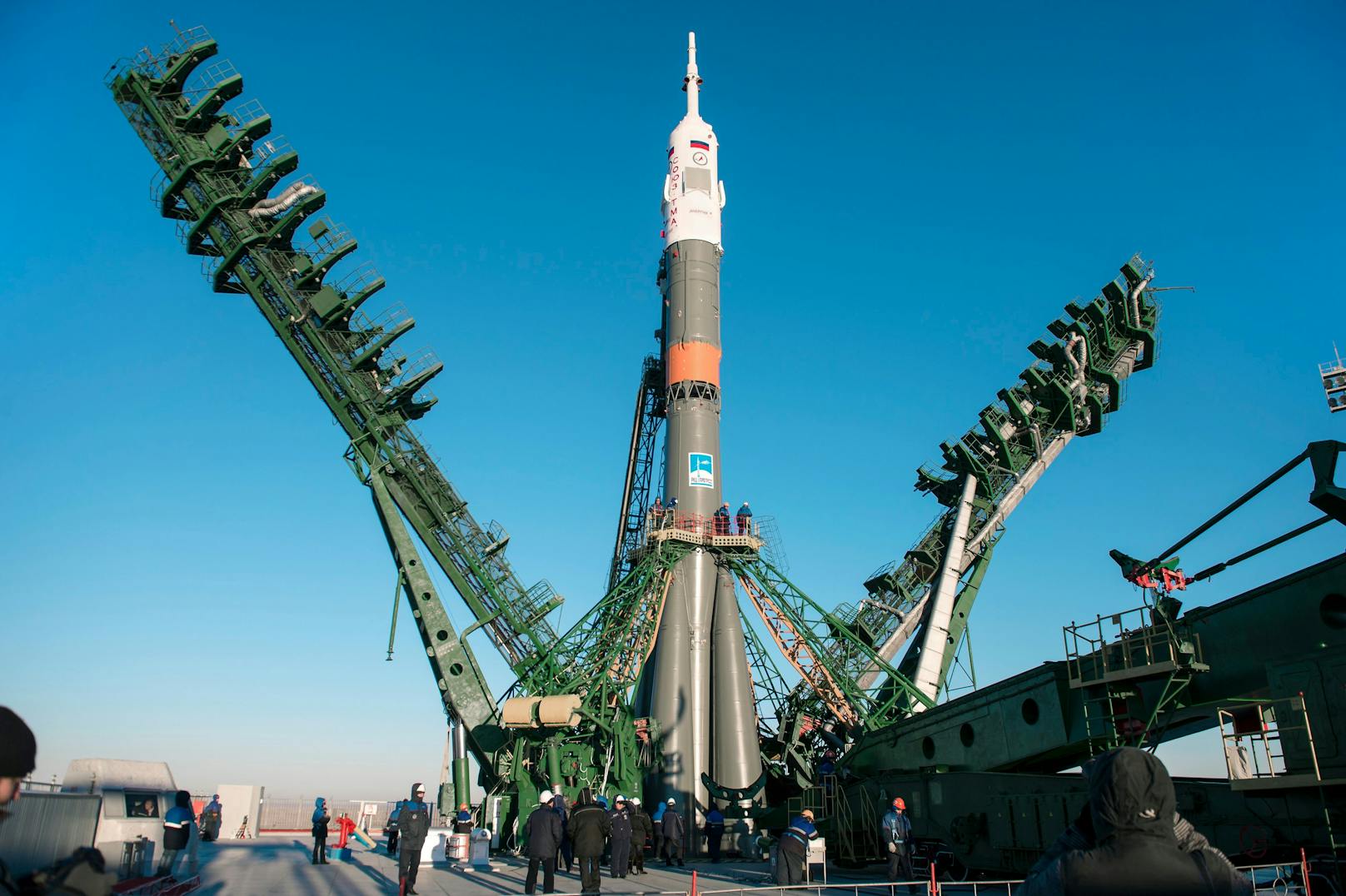 USA und Russland starten gemeinsamen Flug zur ISS