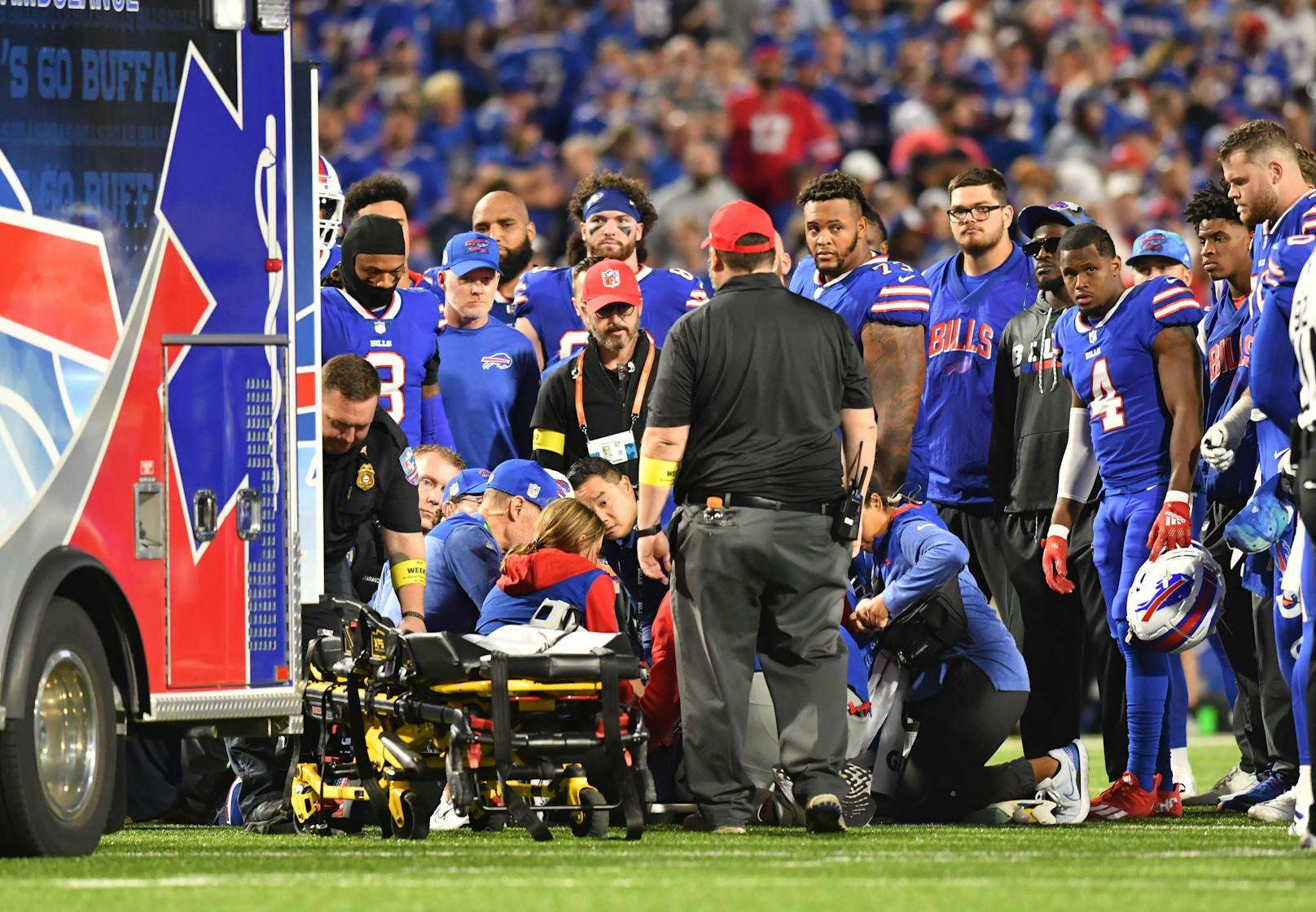 Dane Jackson von den Buffalo Bills erlitt eine schwere Verletzung. 
