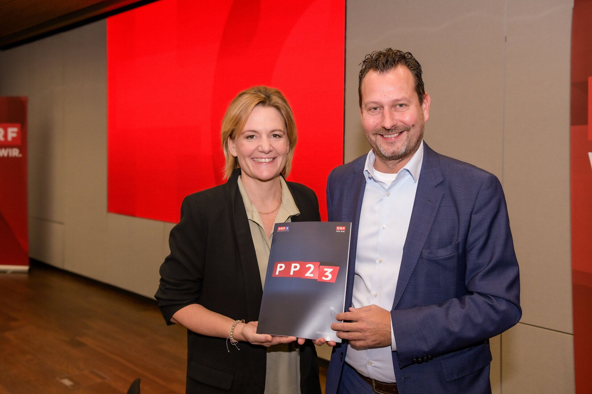 ORF-Programmchefin Stefanie Groiss-Horowitz und ORF2-Chef Alexander Hofer