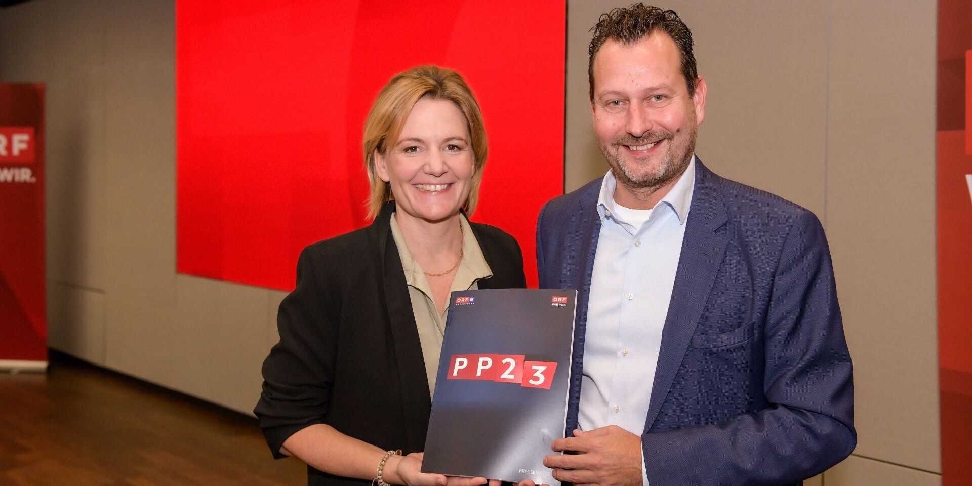 ORF-Programmchefin Stefanie Groiss-Horowitz und ORF2-Chef Alexander Hofer