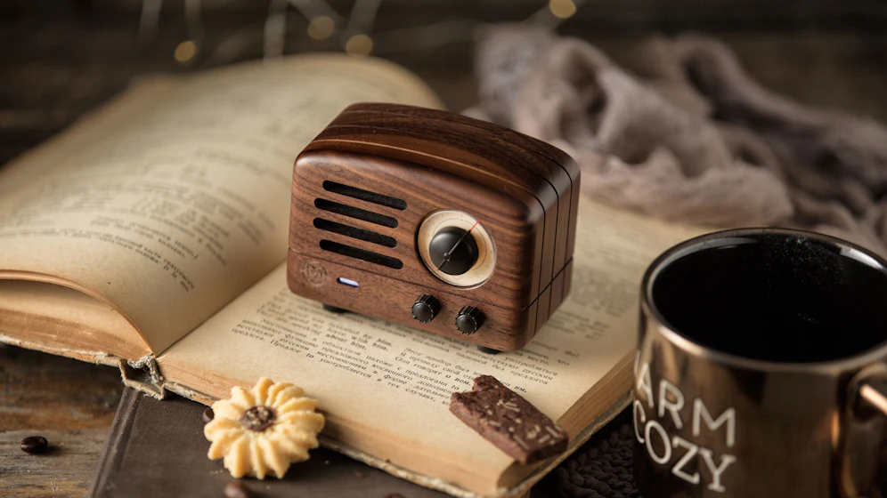 Muzen OTR Speaker mit Retro-Charme ist in der Xingyun Tech-Boutique ab Mitte Oktober verfügbar.