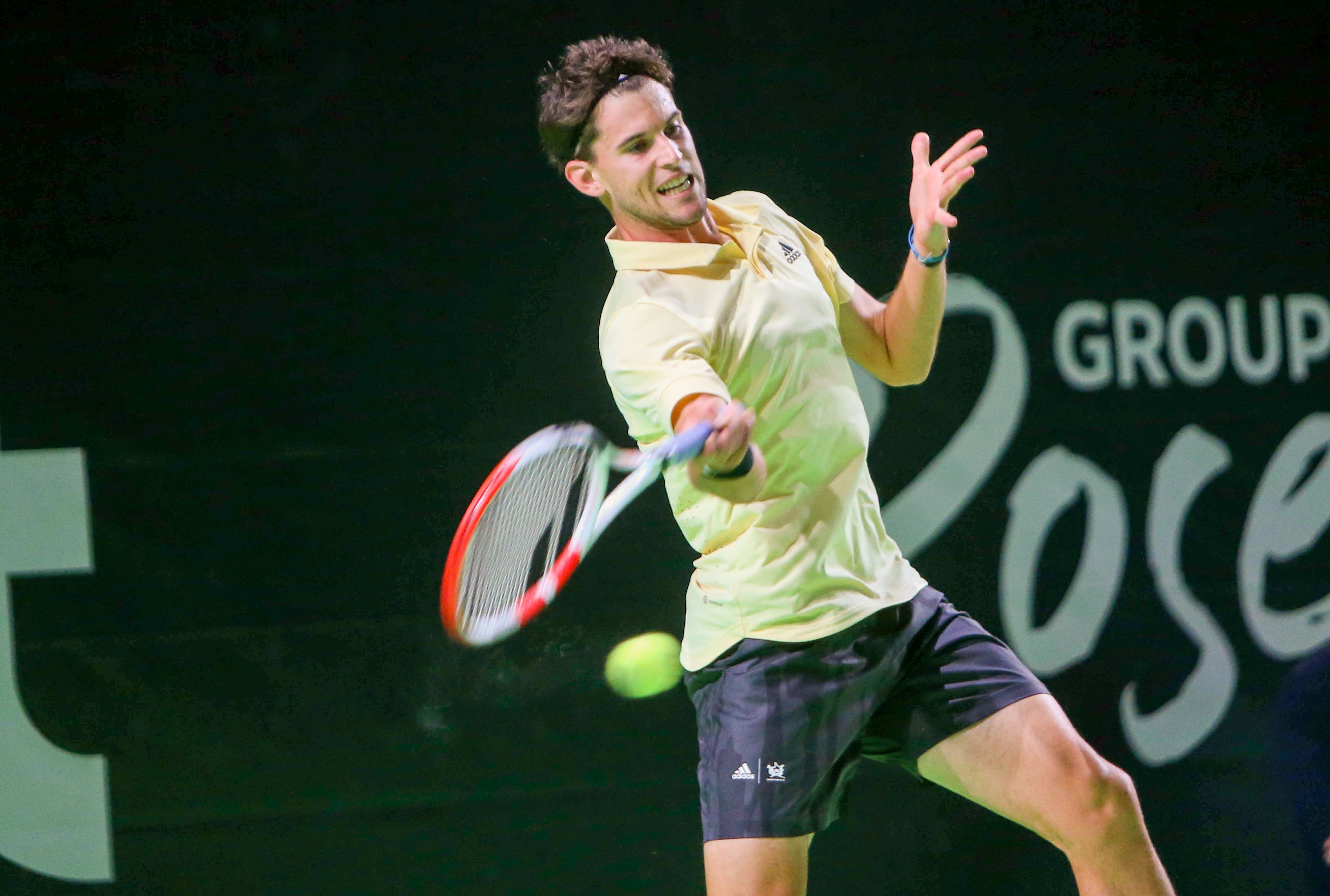 Dominic Thiem siegt zum Auftakt gegen den Franzosen Richard Gasquet.