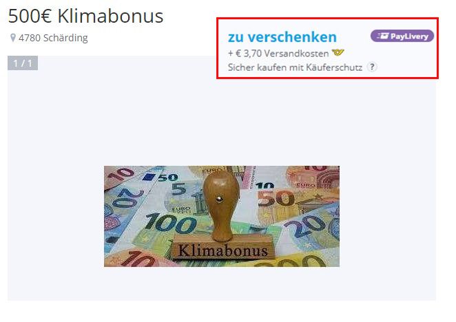 Dieses Willhaben-Inserat sorgt nun für Aufsehen.