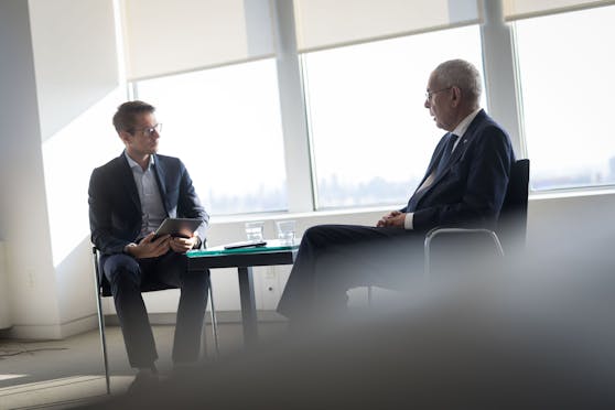 Bundespräsident Alexander Van der Bellen im Interview mit Clemens Oistric in New York