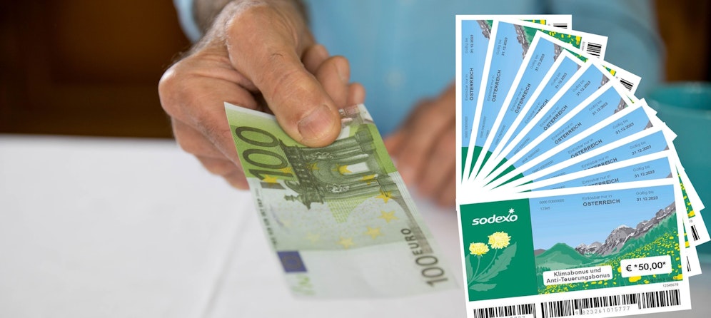 Der 500-Euro-Klimabonus als Sodexo-Gutschein.