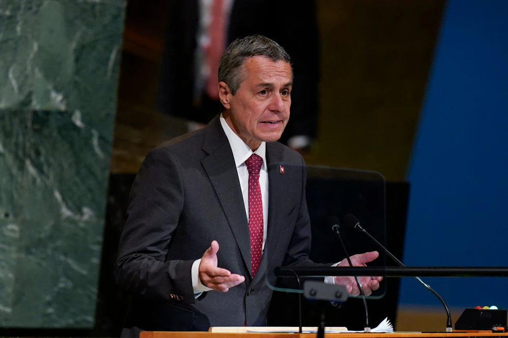 Bundespräsident der Schweiz Ignazio Cassis.