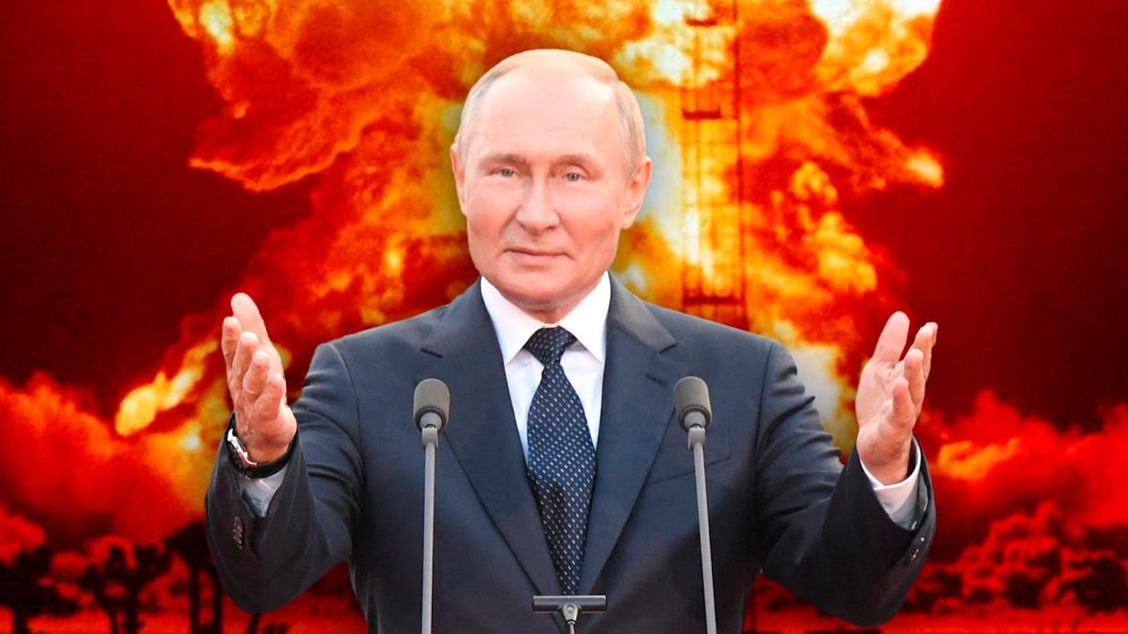 Wladimir Putin droht mit dem Einsatz von Atomwaffen im Ukraine-Krieg.