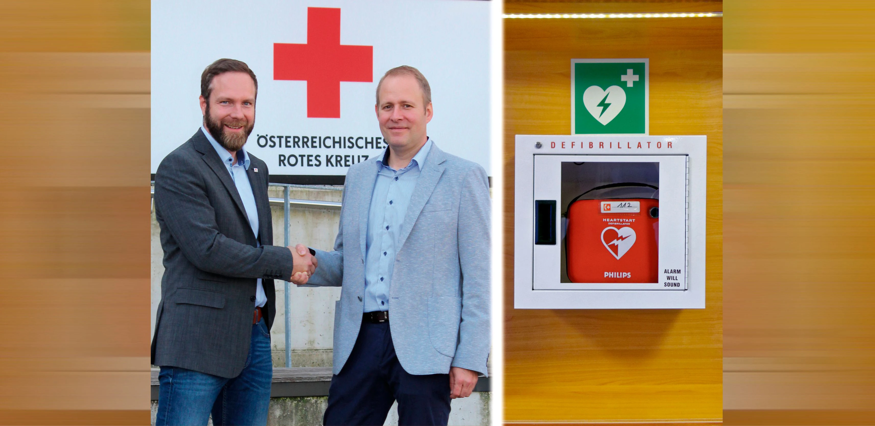 So ein Laien-Defibrillator rettete dem 43-Jährigen das Leben. (Symbolfoto)
