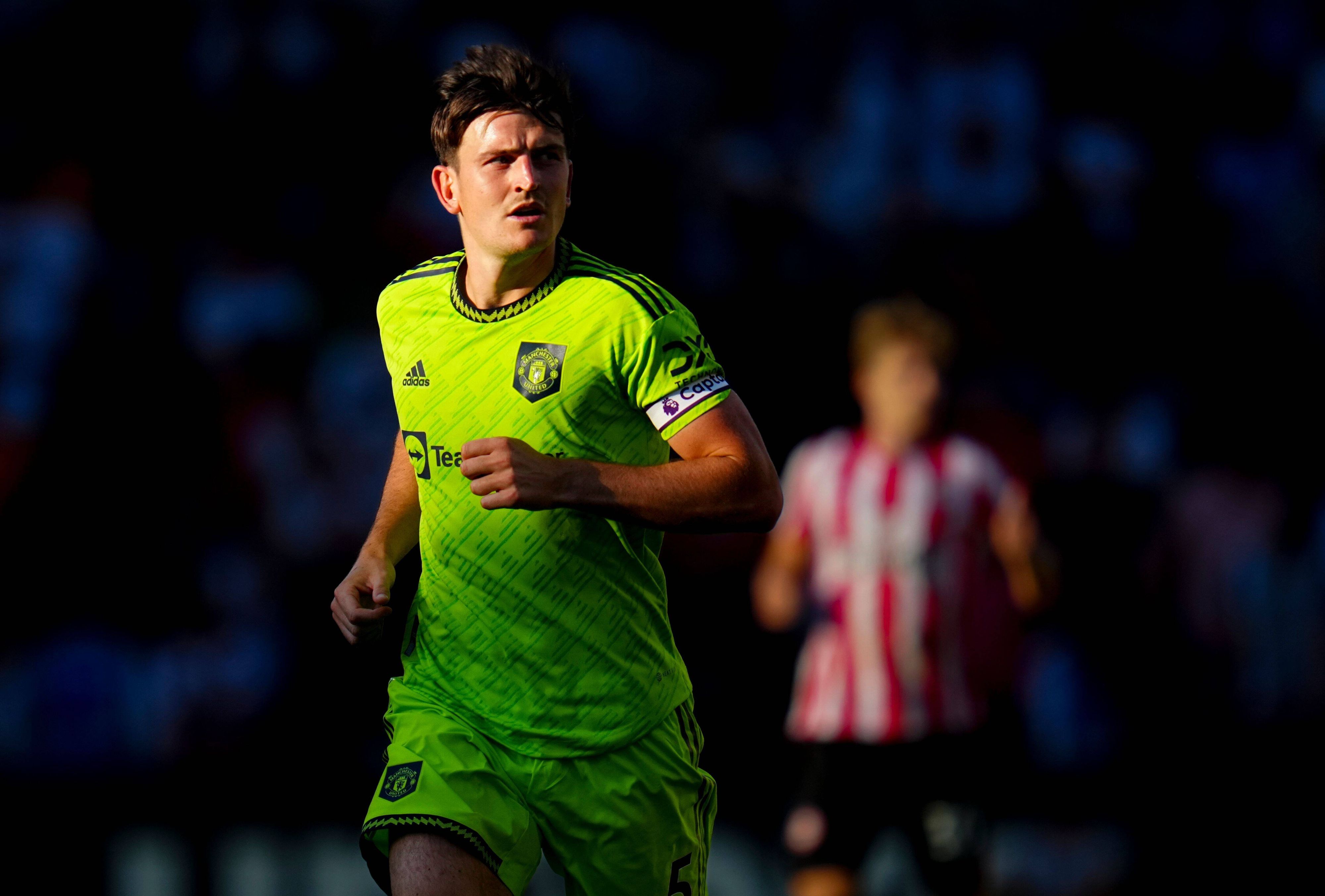 Harry Maguire kritisiert seinen Torhüter David de Gea.