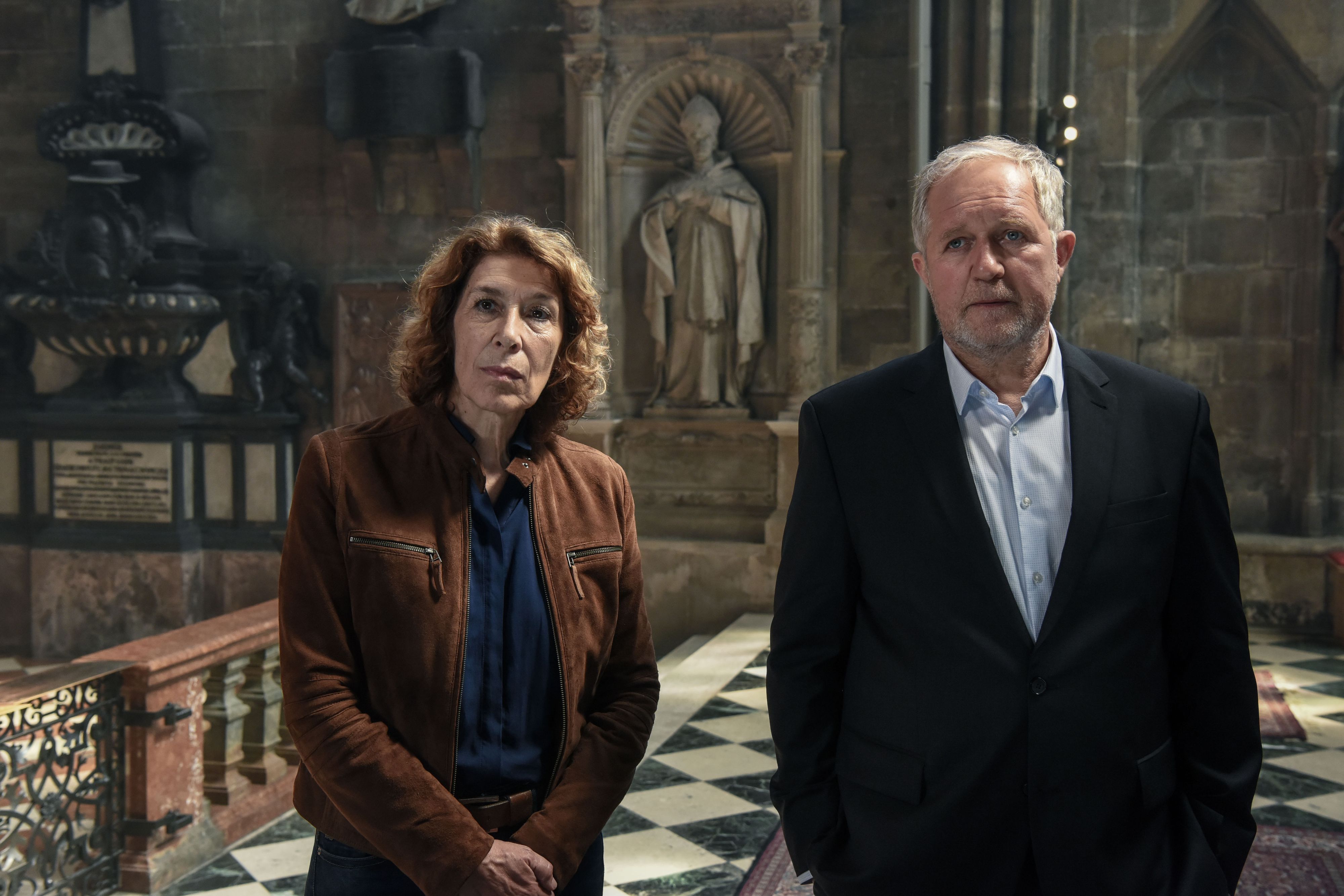 Die Dreharbeiten fanden diesmal auch im Stephansdom statt.