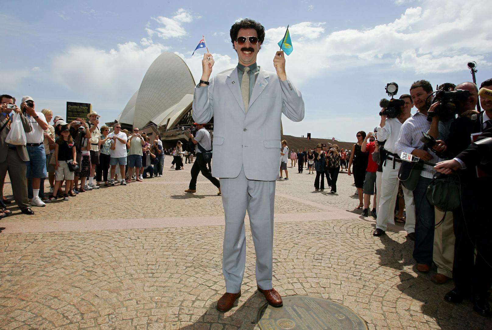 Der von Sasha Baron Cohen ins Leben gerufene Film "Borat" sorgte immer wieder für mächtigen Wirbel.