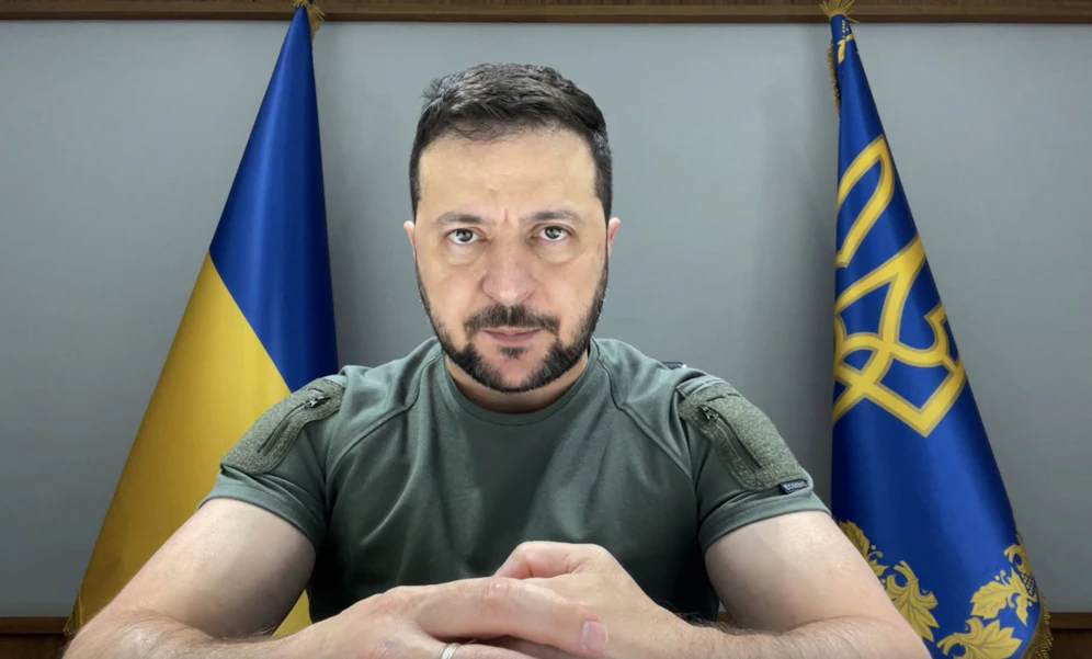 Konnte seine Rede vor den Vereinten Nationen in New York via Video halten: Der ukrainische Präsident Wolodimir Selenski.