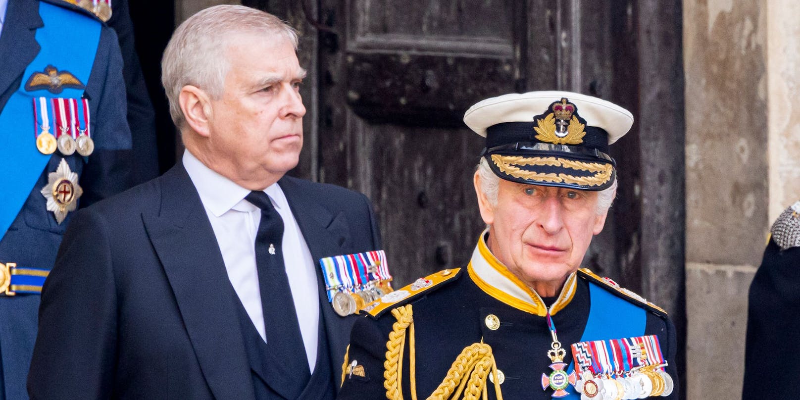 King Charles mit Prinz Andrew