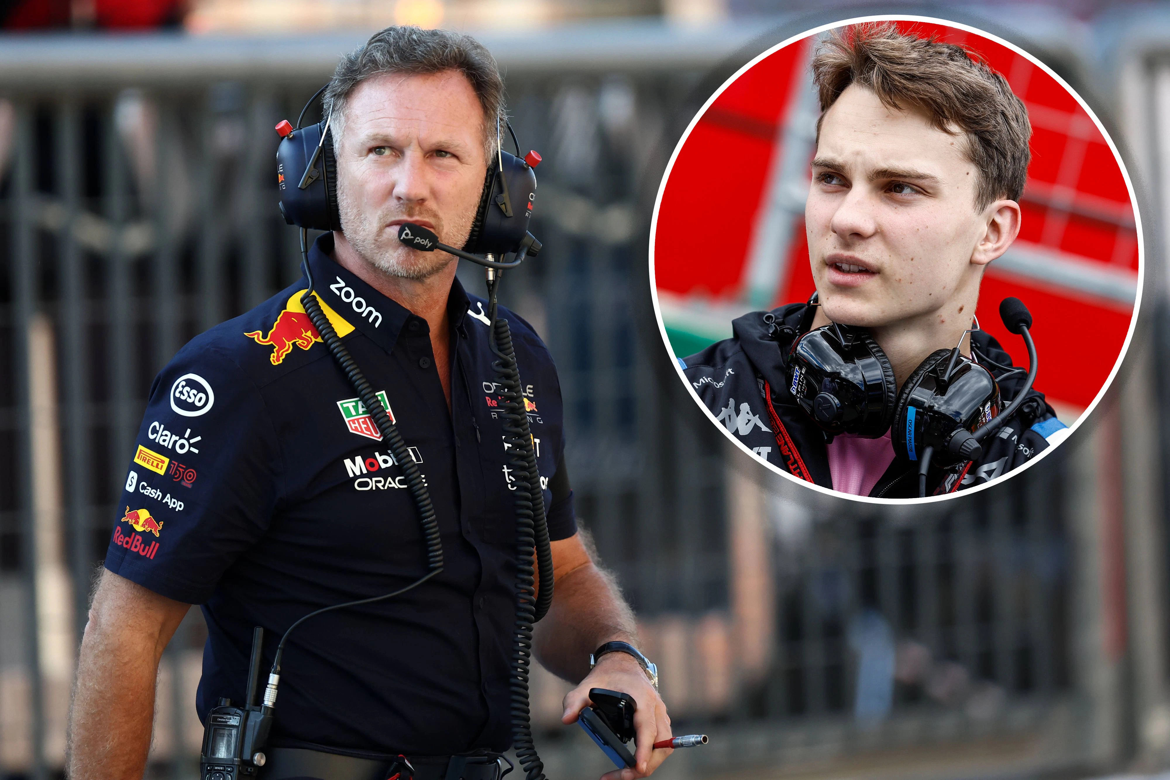 Christian Horner verpasste Oscar Piastri zu Red Bull zu holen. 