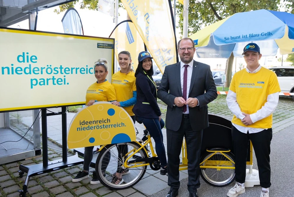 VPNÖ-Landesgeschäftsführer Bernhard Ebner berichtet von der Ideenreich-Tour.