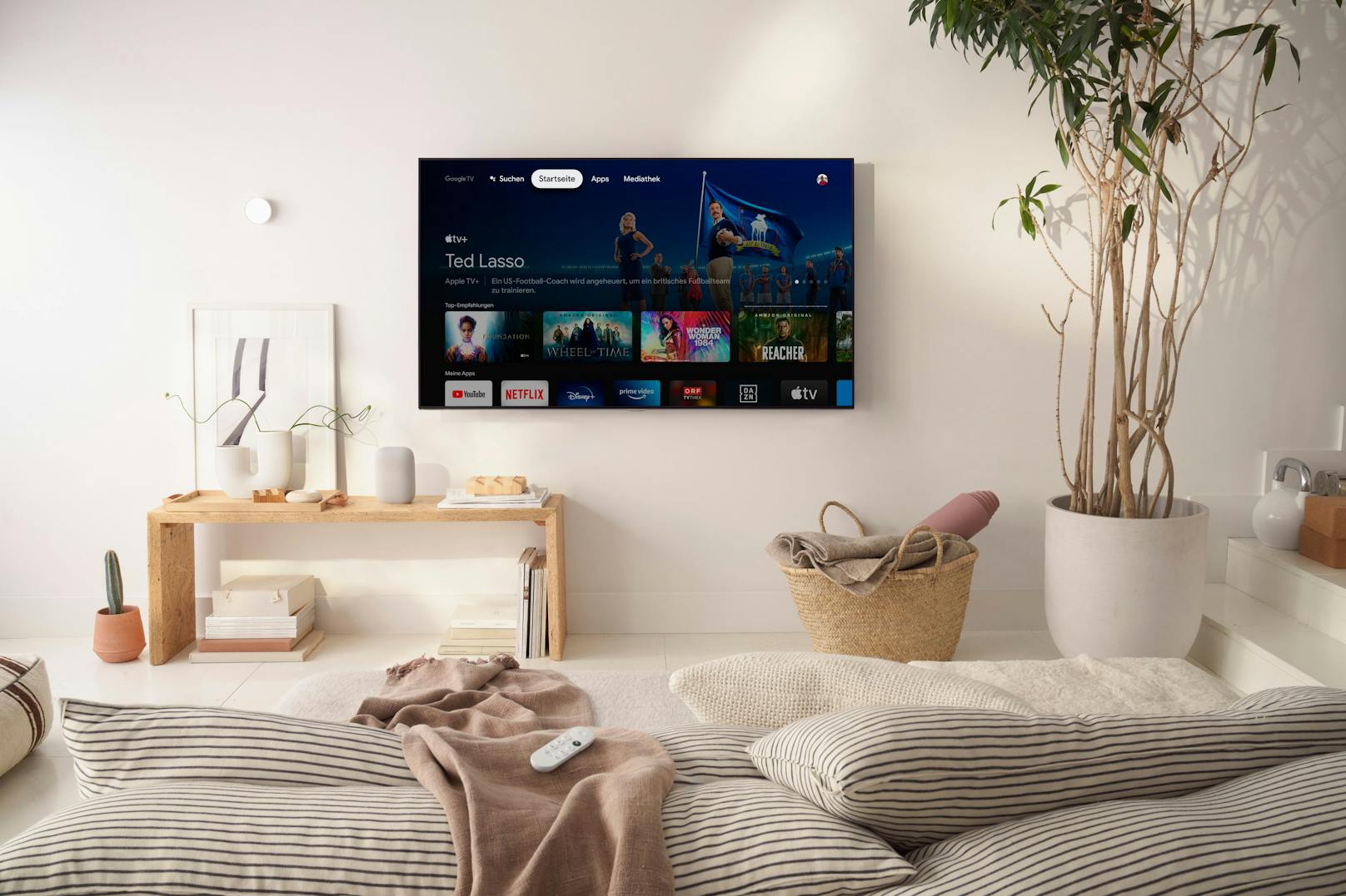 Google TV und Google Assistant: Neuer Chromecast ermöglicht mittels Sprachbefehl gewünschte Programme aufzurufen.