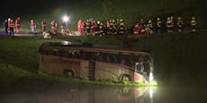 Navi-Fehler: Reisebus stürzte ab, 30 Wiener verletzt